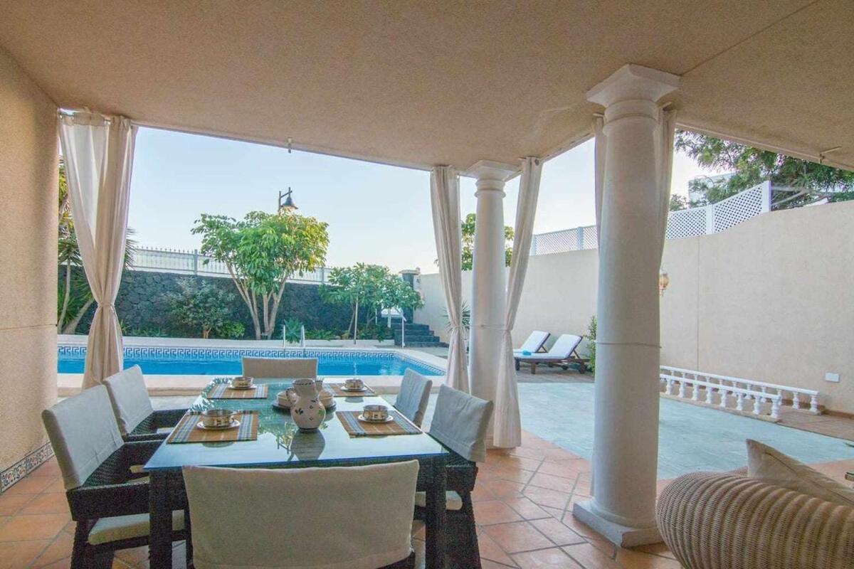 Villa La Concha Beachfront Heated Pool Playa Honda  Bagian luar foto